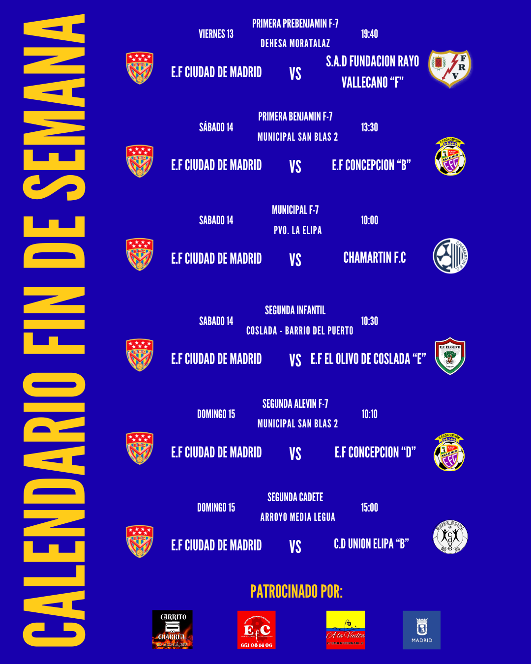 Calendario de partidos